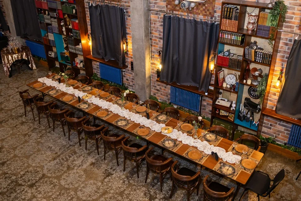 Необычная, яркая, оригинальная площадка лофт для праздника