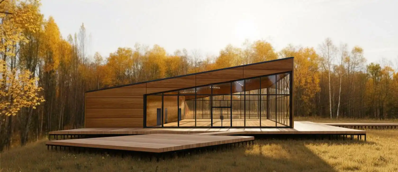 ТайгаХолл вид слева